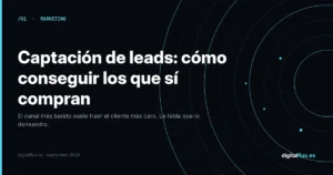 Captación de leads: qué contactos acaban firmando y cuáles hacen perder el día al comercial