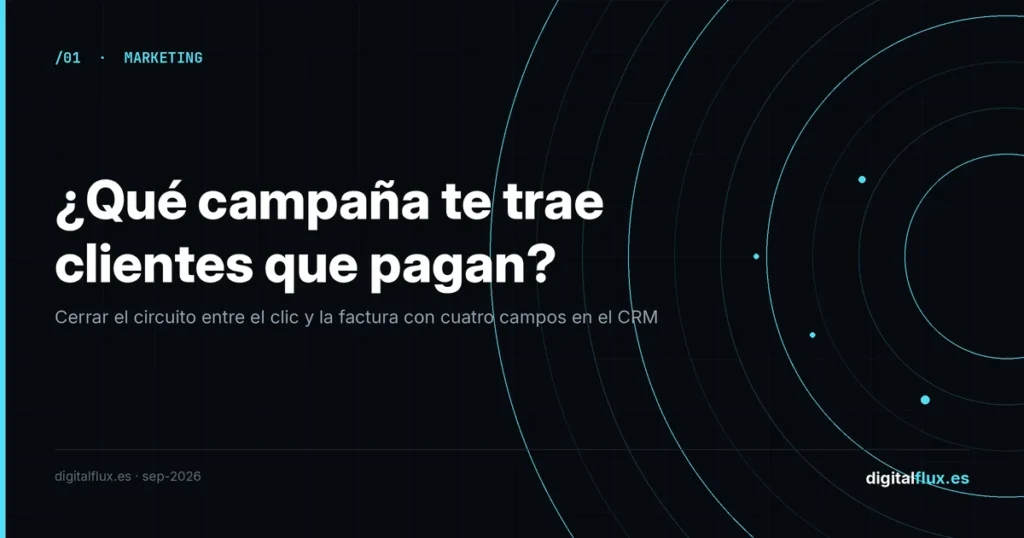 CRM y marketing: qué campaña trae clientes que pagan de verdad